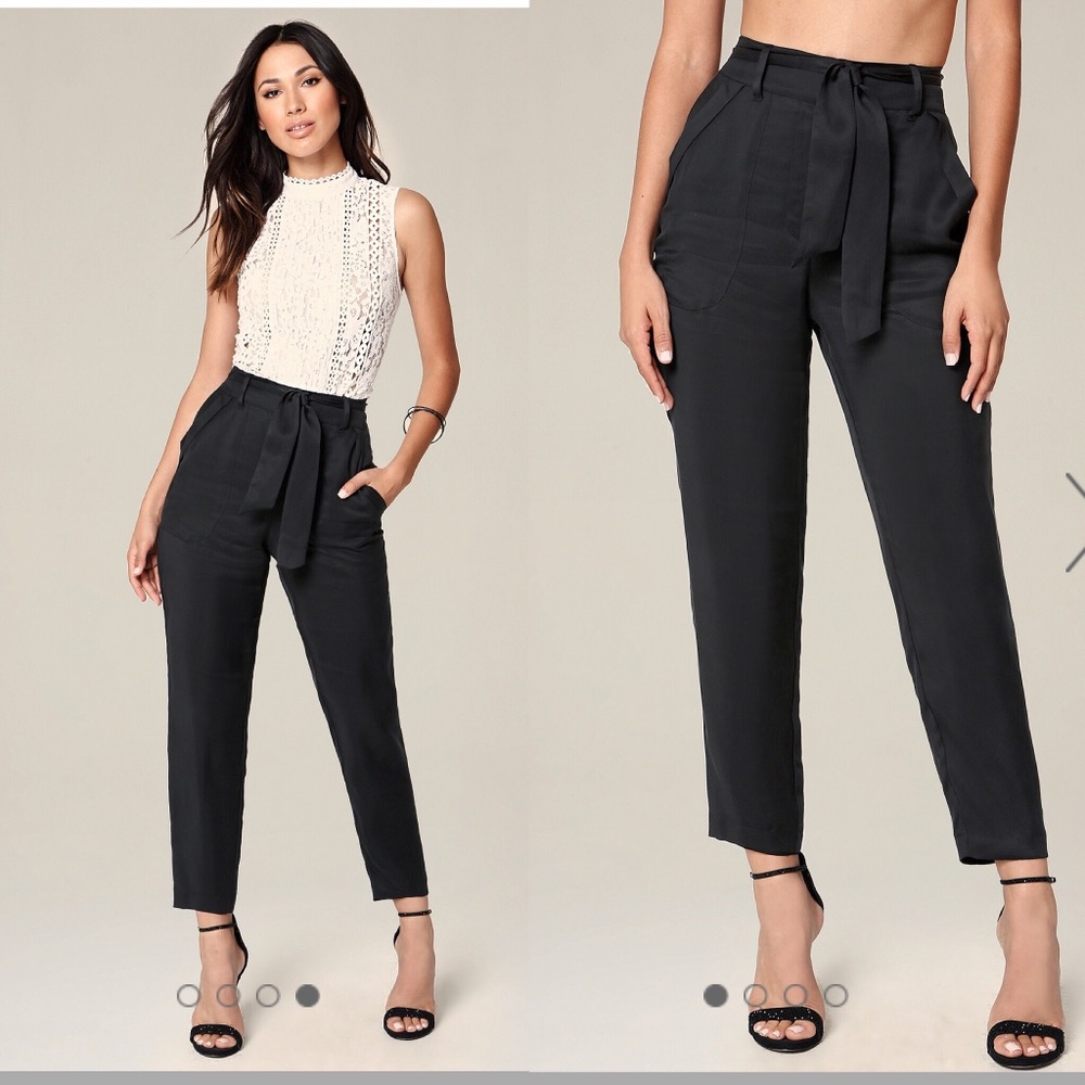 Bebe black cargo pants